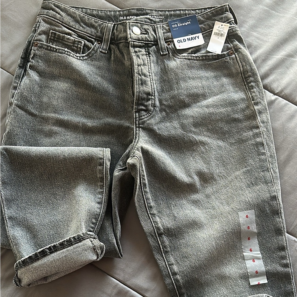 OG Straight High Rise Ankle jeans